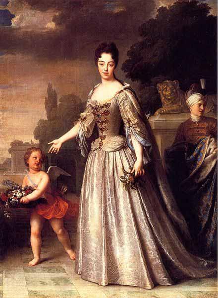 Jean-Baptiste Santerre Portrait of Marie-Adelaide of Savoy Sweden oil painting art